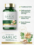 Carlyle Odorless Garlic Extract 3600mg - 400 Count, Non-GMO, Gluten Free Supplement