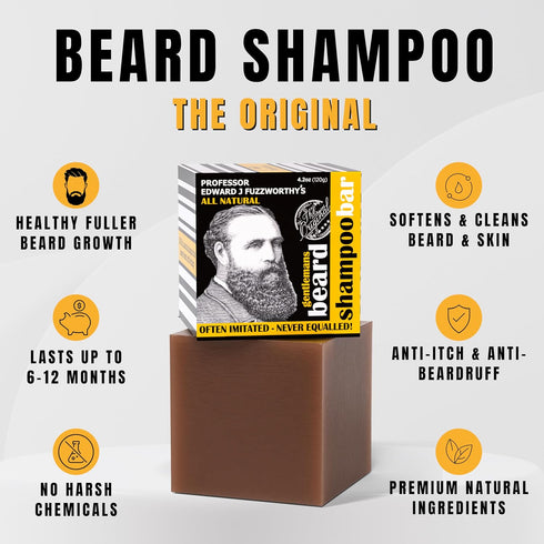 Professor Fuzzworthy's Beard Shampoo, All Natural Oils from Tasmania, 120gm