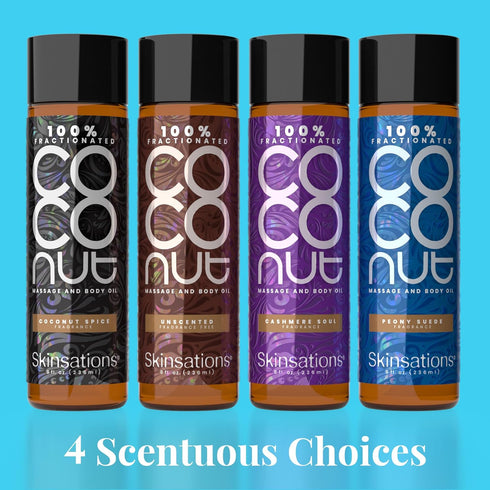 Cashmere Soul Scented Body Oil, Fragrance Oil for Skin with Fractionated Coconut Oil