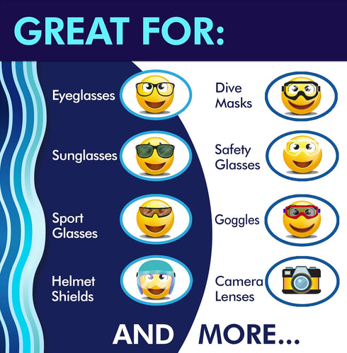 Clear View Lens Cleaner Kit - Travel Size, Integrated Cloth and Cleaner, Compact, Refillable, Safe for All Lenses