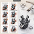 Universal 6 Blades Replacement Heads - 5 Blades Head Shaver Replacement Blades for Mainstream Shaver Brands
