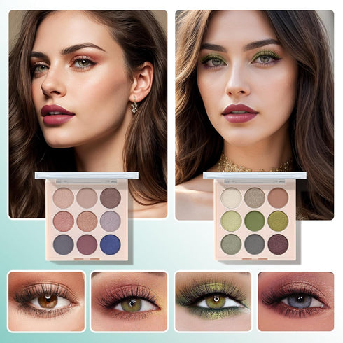 Color Nymph All In One Makeup Kit, Makeup Gift Set for Beginners with Eyeshadow Palette, Blush, Lipstick, and Bag