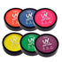 Water Activated UV Black Light Face and Body Paint, 6 Color Pack for Costume, Halloween, Club Makeup