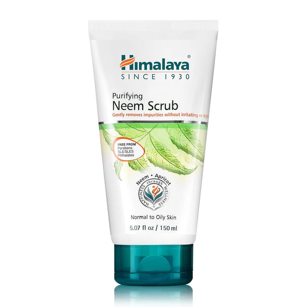 Himalaya Purifying Neem Scrub for Deep Clean, Exfoliate & Purifies Skin, 5.07 oz