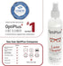 OptiPlus 16oz All Natural Lens and Screen Cleaning Pack, 3 Pack with Lens Wipes and Microfiber Cloth