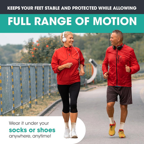 Modvel 2 Pack Ankle Brace Compression Sleeve for Injury Recovery, Joint Pain Support