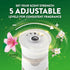 Pack 4 Count 4 AIR WICK Plug In Scented Oil Air Freshener Refill - Oil Refills Morning Lily & White Flowers ct.