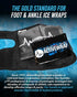 Pack 2 Activewrap Ankle Ice Wrap - Includes Reusable Ultra Flex Gel Ice Pads for Hot & Cold Compression for Foot, Heel