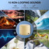 Machine,15 White Noise Machine Baby Portable Sound Machine,LEICEX Travel Sound Non-Looping Sound Timer and Memory Play