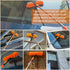 20+ Feet High Reach Dusting Kit with 3-14 ft Extension Pole, 2 in 1 Window Cleaning Kit, High Ceiling Duster, Cobweb