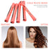 WILLBOND 36 Pieces Cold Wave Rod Hair Perm Rods with Steel Rat Tail Comb for Hairdressing