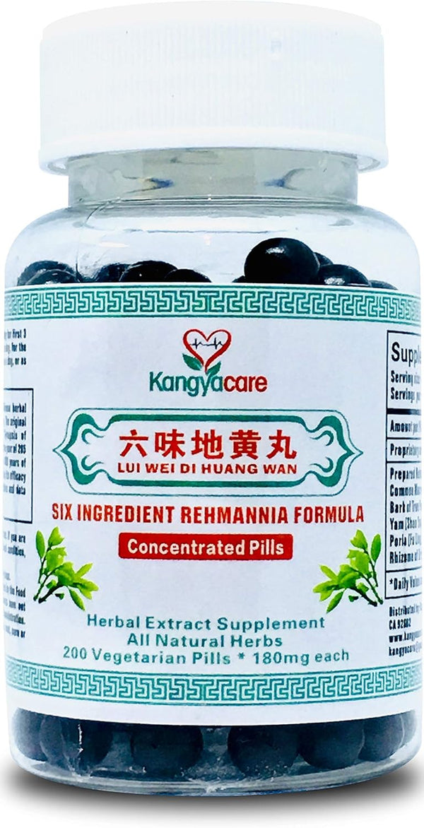 Liu Wei Di Huang Wan - Six Ingredient Rehmannia Formula -Energy &