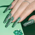 RARJSM Glitter Gel Polish, Olive Green Sparkly Nail Polish for Manicure, UV LED Cure Gel Nail Art, 7.5ML