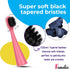 10Pcs Burst Kids Replacement Heads, Ultra Soft Bristles for Deep Clean, Light Pink & Blue