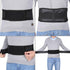 Lower Back Compression Brace - Tourmaline Self Heating Magnetic Waist Trainer Wrap Belt for Pain Relief, Fits Men Women