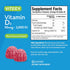 Vitamin D3 Gummies for Adults & Teens - 2,000 IU, 50mcg, Chewable, Vegetarian, Gelatin Free, Tasty Berry Flavor - 50