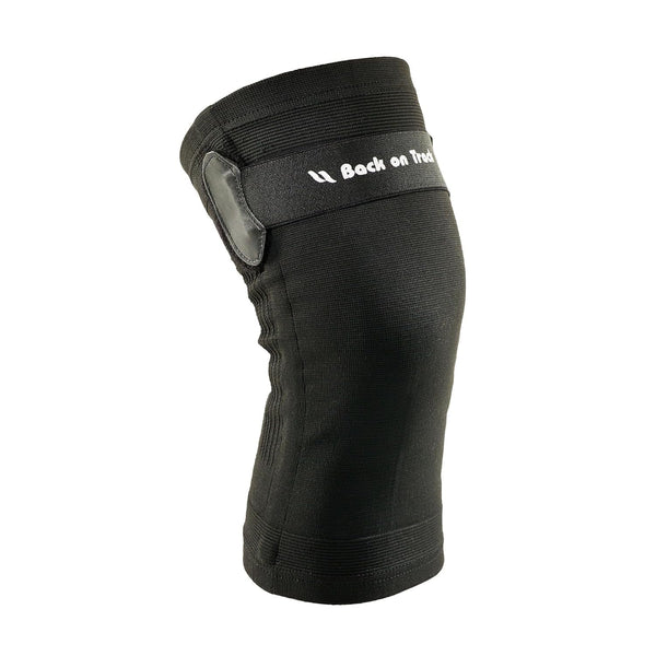Back on Track Knee Brace with Strap, Adjustable Compression Support Brace for Adult Men & Women, Black, XXXL
