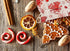 AOOTOOSPORT 12 Pcs Christmas Burlap Bags with Drawstring, 5 x 7 Inch Favor Bags for Jewelry, Candy