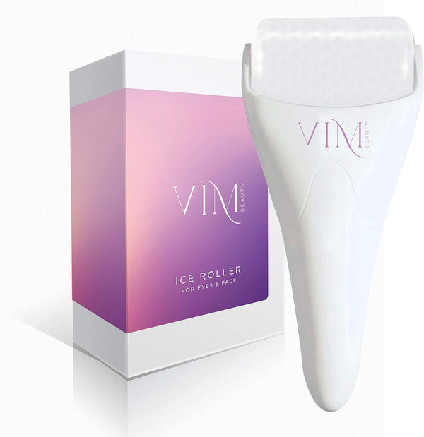 Skincare Ice Roller for Face - Facial Cold Massage Roller for Puffiness, Headaches, and Skin Pores