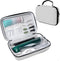 SMYV Water Flosser Travel Case, Portable Dental Oral Irrigator Organizer with Handle, Hard Eva Storage Bag (Beige)