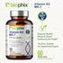 biophix Vitamin K2 MK-7 300 mcg, 60 Vcaps, High-Potency for Strong Bones and Immune Health