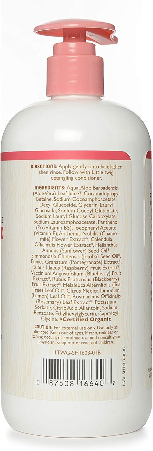 Little Twig Shampoo, Natural Plant-Derived Formula, Berry Pomegranate, 17 fl oz