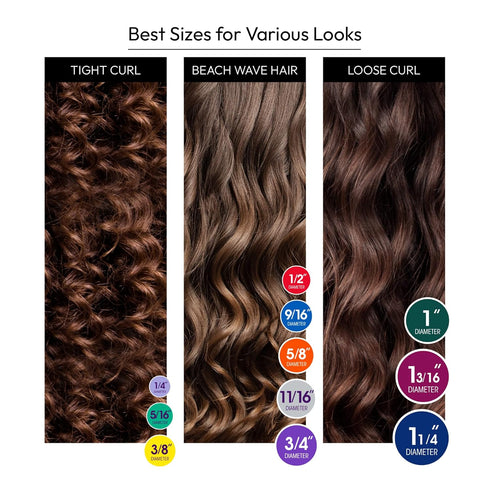 Red by Kiss Flexi Rods, Heatless Hair Curler for 90s Glamorous Bouncy Curls, 10" Length (3/4" Diameter)