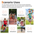 LLOUSSAK 2 5-10 Pair Kids Compression Socks Ankle Brace for Sports, Elastic Kids Ankle Support, Knitted Ankle-Sleeve