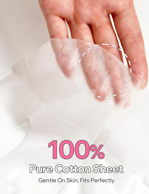 Vita Genic Jelly Cica Face Masks - Korean Skin Care Sheet with 11 Vitamin Complex, 10 Sheets, 1.8 fl oz