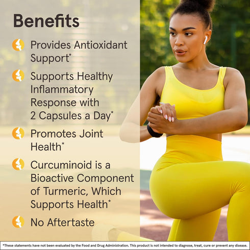 Jarrow Formulas Curcumin 95 500 mg, Turmeric Curcumin Extract for Antioxidant Support, 120 Veggie Capsules