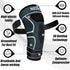 NEENCA Knee Braces for Pain Relief - 2 Pack Compression Sleeves with Adjustable Straps for Sports and Joint Pain