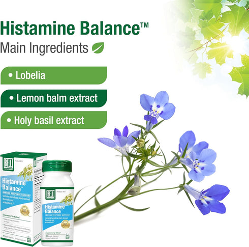 Bell Histamine Balance - Natural Supplement, 60 Veggie Caps - Optimizing Immune Response & Maintaining Healthy