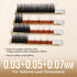 LASHVIEW C Curl Eyelash Extensions, 8-15mm Mixed 0.15 Classic Lashes, Professional Lash Trays