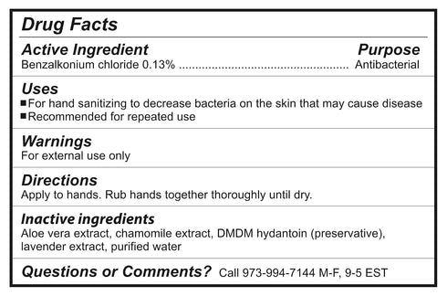 Hands2GO (7 1oz Alcohol-Free Natural Hand Sanitizer Spray Bottles)