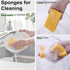 15 Pcs Cellulose Sponges, 5 Colors Non-Scratch Colorful Biodegradable Sponges for Kitchen, Bathroom, Cars, DIY