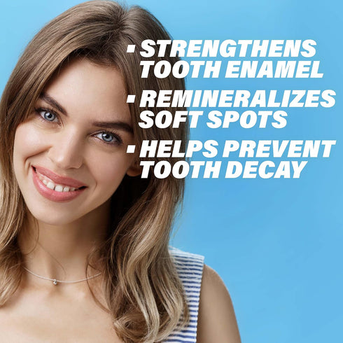 ACT Restoring Fluoride Mouthwash, 18 fl. oz., Strengthens Tooth Enamel, Cool Mint