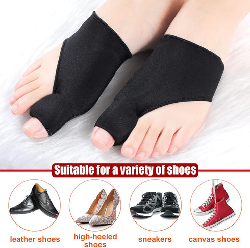 Tondiamo 4 Pairs Bunion Corrector for Women and Men, Orthopedic Splint for Bunion Pain Relief, Big Toe Straightener