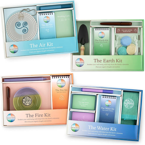 The Fire Kit - Burn Negative Thoughts for Stress Relief and Healing - Give the Gift of Peace of Mind - Self Care Kit By