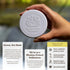 Moon Valley Organics Herbal Lotion Bar, Lemon Vanilla, Beeswax, Heal & Restore Chapped Skin