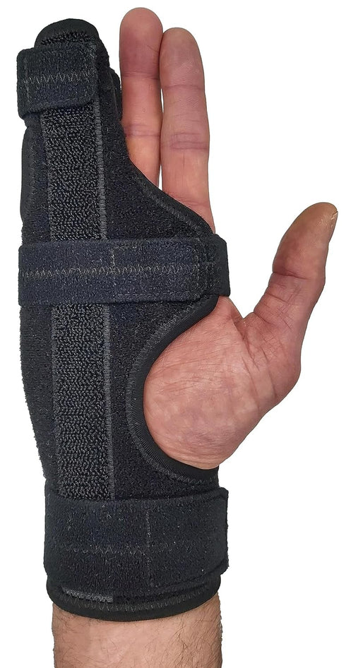 Metacarpal Finger Splint Hand Brace - Pinky Finger Splint for Boxer Fractures, Ulnar Gutter Support