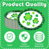 Hushee 100 Count 11 9 Inches St. Patrick's Day Oval Green Paper Plates Platter Bulk x Party Plate Disposable Dinner