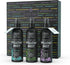 Pack Aromasong All Natural Pillow Spray for Deep Sleep- Holiday Gift of Lavender, Ocean Mist, and Eucalyptus Included