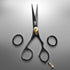 Professional Mustache & Beard Trimming Scissors - 5.5" High Carbon Stainless Steel, Razor Sharp Facial Hair Shears
