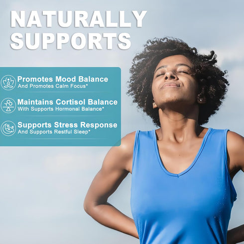 Women,19-in-1 w/Magnesium,L-Theanine,Ashwagandha,Omega-3, Cortisol Supplements for Cortisol Supplement Liquid Drops