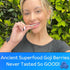 Reprise Goji Berry Superfood Gummies - All-Natural Antioxidant, 240 mg Full-Potency, Low-Sugar, Vegan