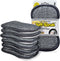 Fresh Regular Professional Microfiber Scrub-N-Wipe Sponge Pads, 6-Pack with Odor Control