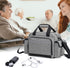 Trunab Portable Medical Supplies Nurse Bag Empty, Shoulder Bag for Hospice, Home Visit, Hospital Interns, Grey