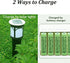 Solar Light Batteries AAA NiMH 600mAh 1.2V Rechargeable for Garden Solar Lights and Remotes (20 Pcs)