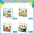 H1vojoxo Summer 24PCS Summer 7.9 3.2 7.9 Inch Hawaiian Gift Bags - Hello Clear Gift Bags with Handle x x Reusable PVC