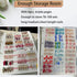Large Press On Nail Organizer | 10 PCS Clear Empty Storage for Fake Nail Display and Nail Salon Supplies